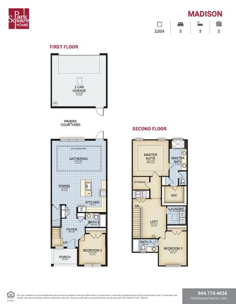 2D floor plan layout of this home in Townwalk at Babcock Ranch, Punta Gorda, FL (Image 2). 2D floor plan layout of this home in Townwalk at Babcock Ranch, Punta Gorda, FL (Image 2).