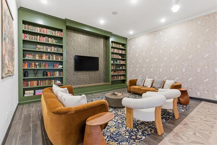 Furnished interior view inside a new home in Towns At Peachtree Corners, Peachtree Corners (Image 17).