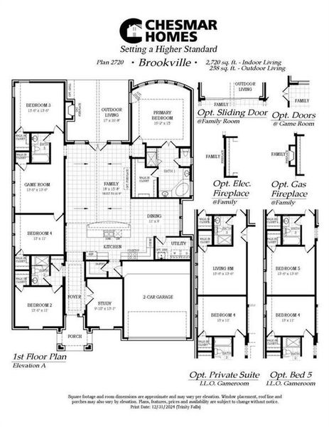 2D floor plan layout of this home in Trinity Falls, McKinney, TX (Image 4). 2D floor plan layout of this home in Trinity Falls, McKinney, TX (Image 4).