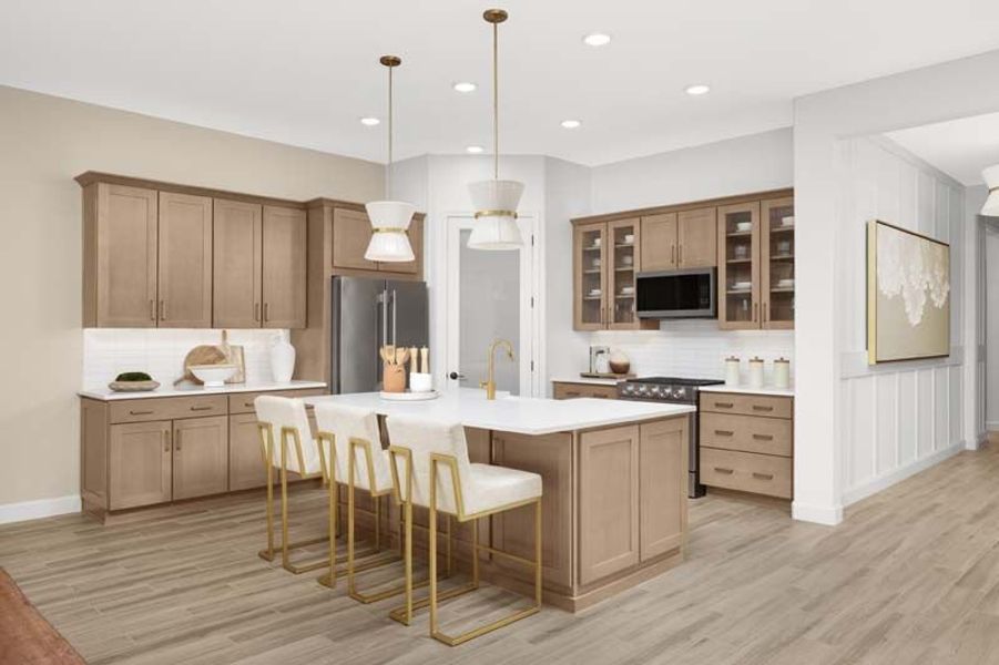 Representative furnished interior of a home built from the Azure by Mattamy Homes in Silverbell Ridge, Tucson (Image 8). Representative furnished interior of a home built from the Azure by Mattamy Homes in Silverbell Ridge, Tucson (Image 8).