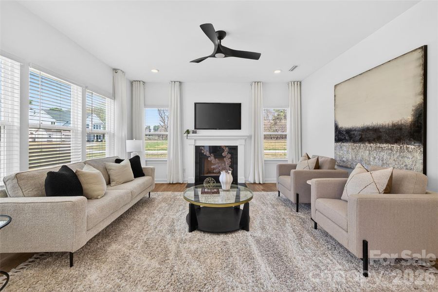 Furnished interior view inside a new home in , Troutman (Image 12).