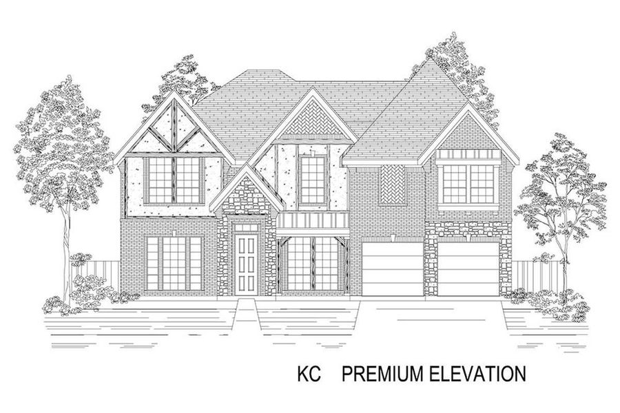 Representative rendering of the exterior for the Stonehaven 2F by First Texas Homes (Image 23).
