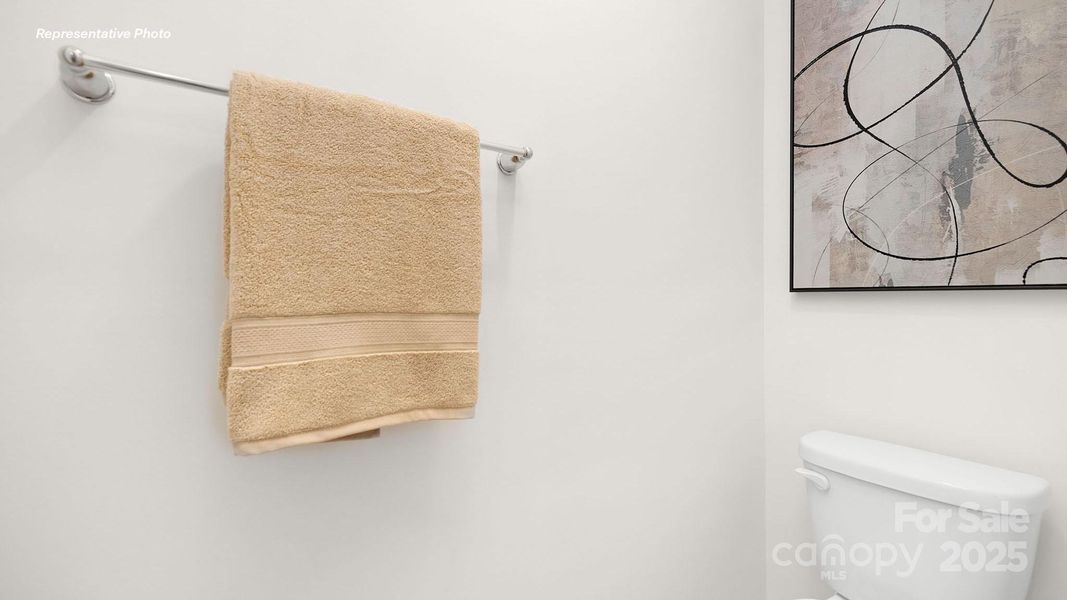 Furnished interior view inside a new home in The Hamptons at Hickory, Hickory (Image 32).