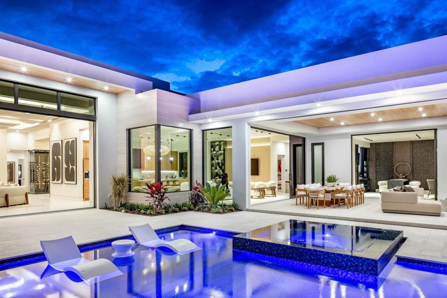 Exterior details and patio area of a home in , Palm Beach Gardens (Image 3). Exterior details and patio area of a home in , Palm Beach Gardens (Image 3).