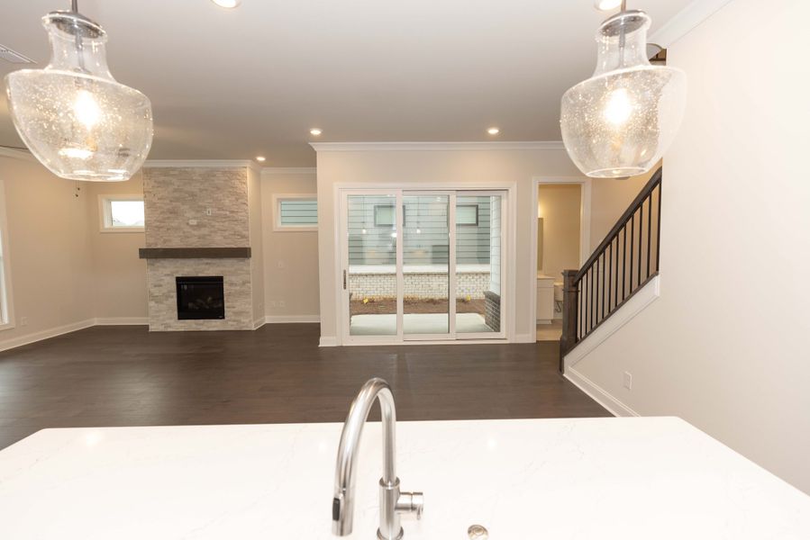 Representative interior finishes for a home built from the The Tensley by The Providence Group in Waterhaven, Cumming (Image 17).