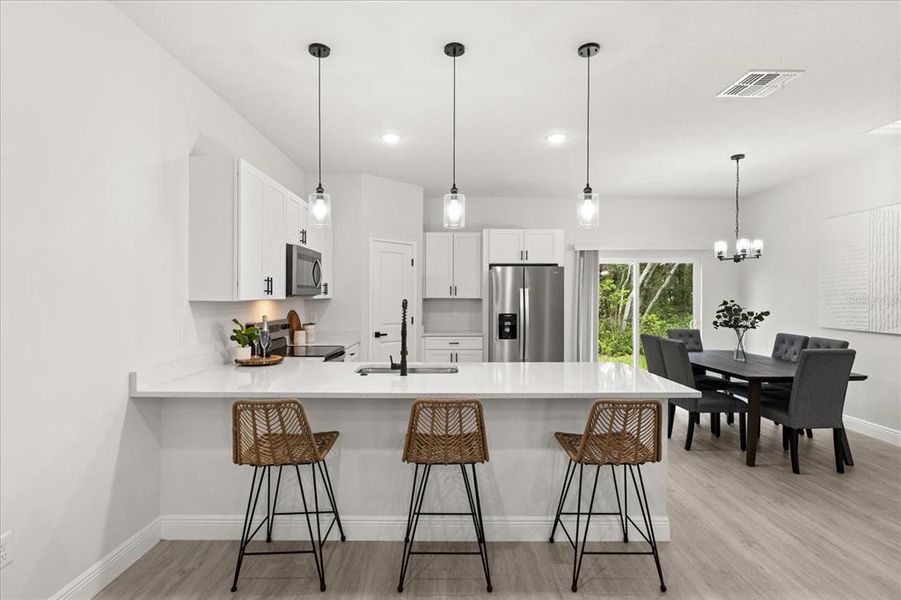 Furnished interior view inside a new home in , Ocala (Image 6).