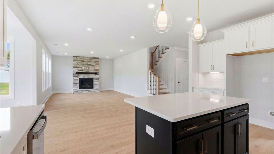 Furnished interior view inside a new home in The Reserve at Livingston Park, Easley (Image 14).