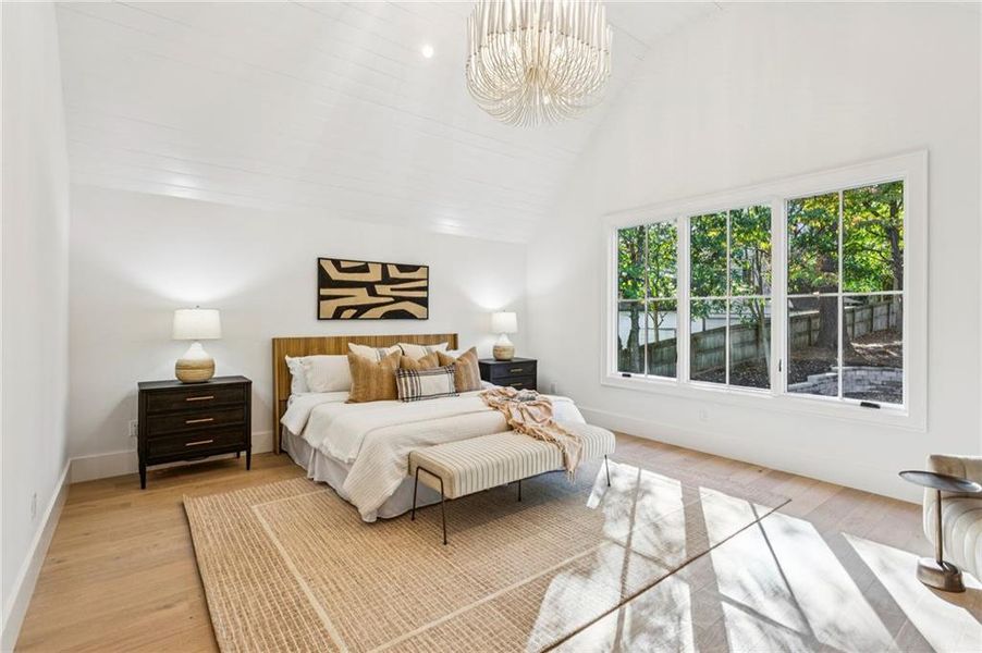 Furnished interior view inside a new home in , Atlanta (Image 11).