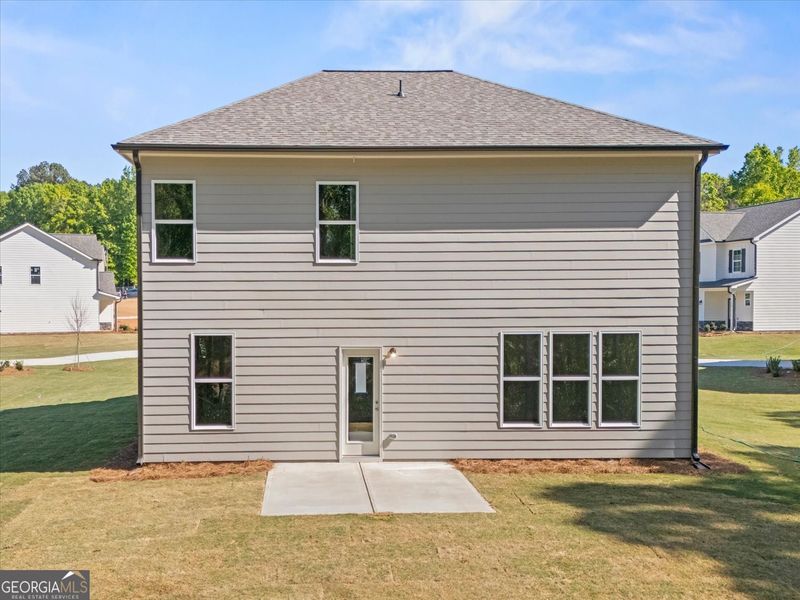 Exterior details and patio area of a home in Ellington Farms, Statham (Image 3).