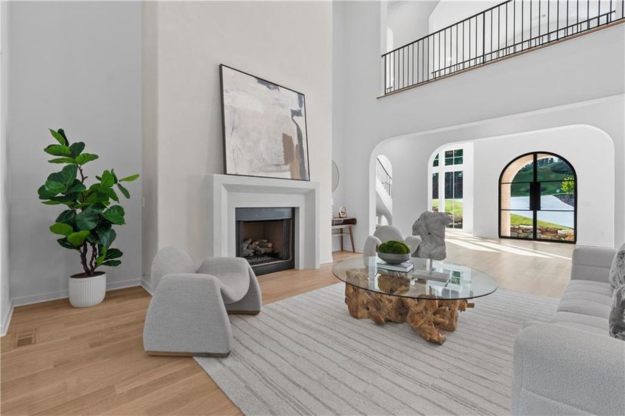 Furnished interior view inside a new home in , Alpharetta (Image 48).