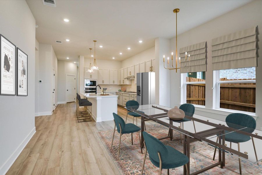 Dining - Kitchen Area (Virtual Staging) Dining - Kitchen Area (Virtual Staging)