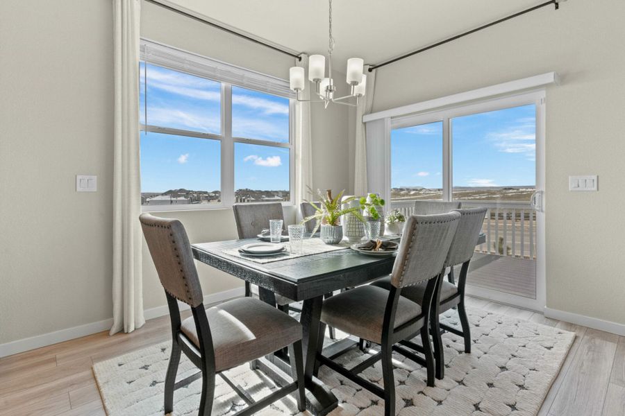 Representative furnished interior of a home built from the Ash by View Homes in The Trails at Aspen Ridge-2, Colorado Springs (Image 18). Representative furnished interior of a home built from the Ash by View Homes in The Trails at Aspen Ridge-2, Colorado Springs (Image 18).