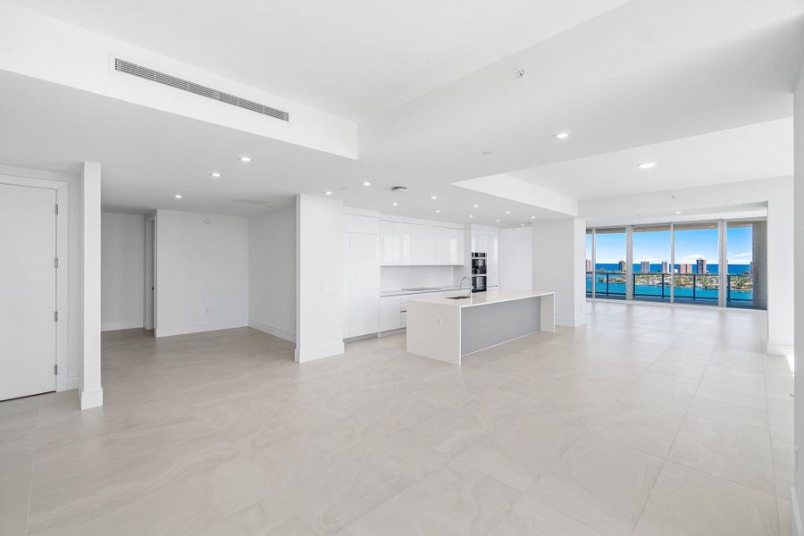 View from Dining Area - Kitchen - Den