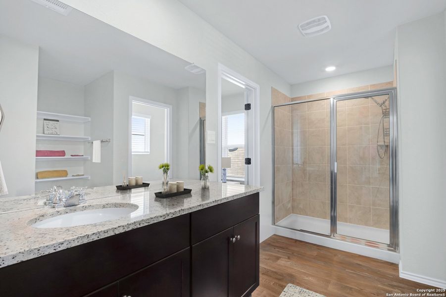 Furnished interior view inside a new home in , San Antonio (Image 5). Furnished interior view inside a new home in , San Antonio (Image 5).