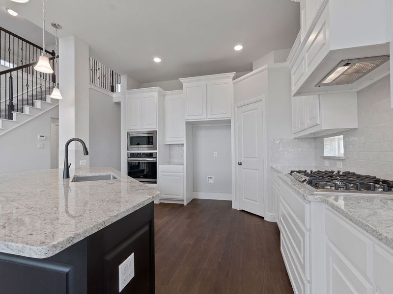 Representative furnished interior of a home built from the Weston by Landon Homes in Lexington Frisco, Frisco (Image 7).