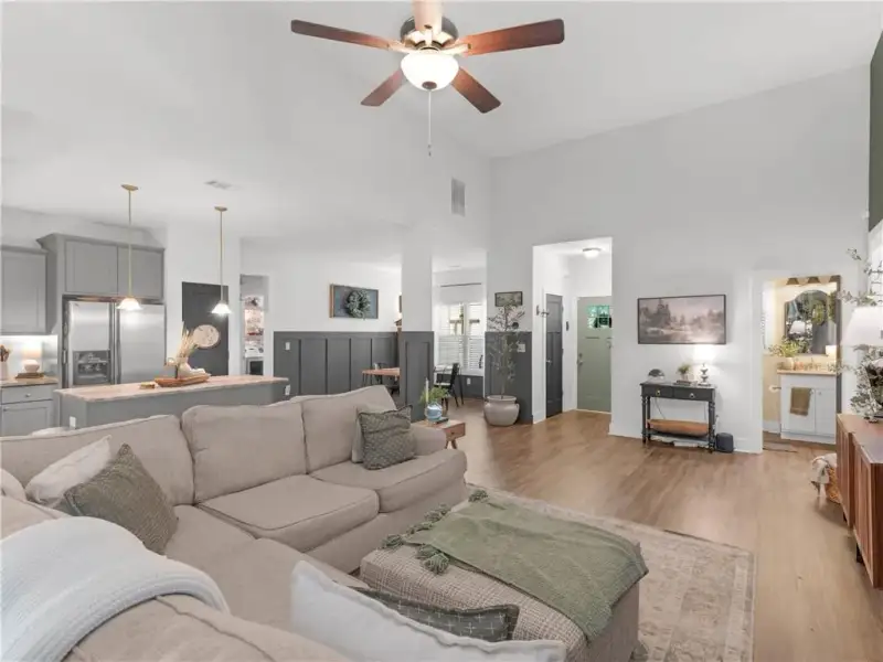 Furnished interior view inside a new home in , Monticello (Image 29).