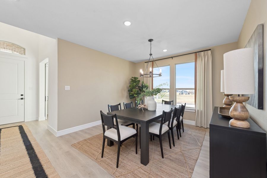 Dining room with gorgeous flooring Dining room with gorgeous flooring