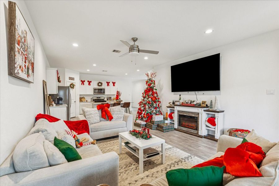 Furnished interior view inside a new home in Enclave at Dobbin, Magnolia (Image 3).