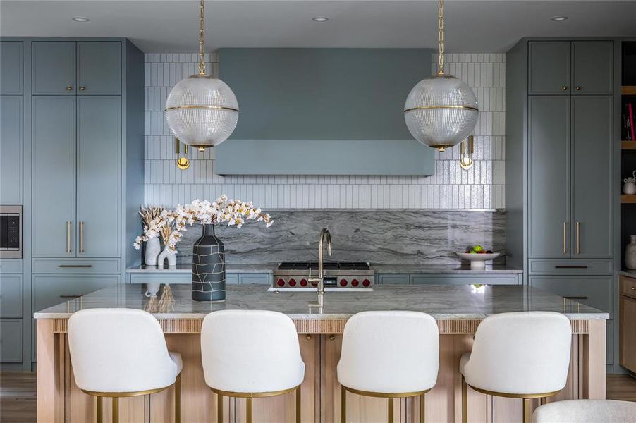 Furnished interior view inside a new home in , Dallas (Image 8).