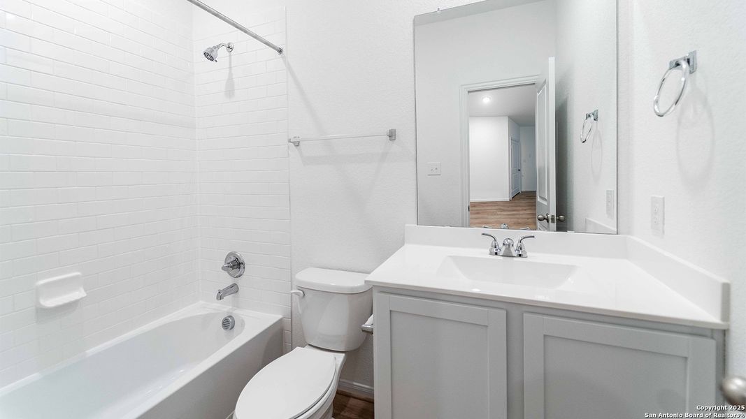 Furnished interior view inside a new home in Mesa Vista, Von Ormy (Image 2).