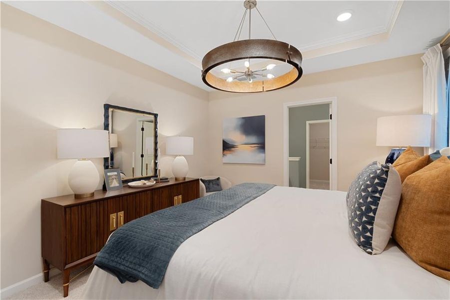 Furnished interior view inside a new home in Abbotts Crossing, Conyers (Image 32).