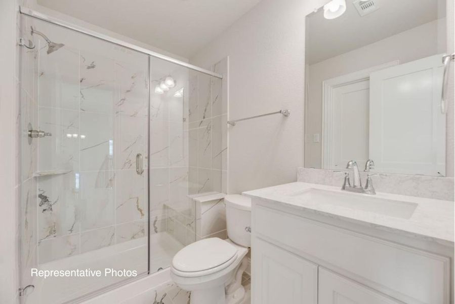 Furnished interior view inside a new home in Edgewater, Fate (Image 10).