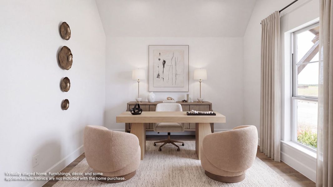 Furnished interior view inside a new home in Meraki, Forney (Image 10).