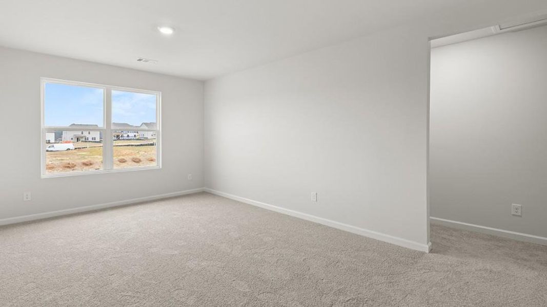 Spacious, unfurnished interior of a new home in Hamptons at Riverwood South, Dallas (Image 48).