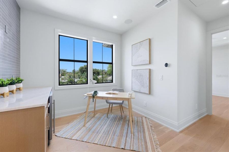 Furnished interior view inside a new home in , Sarasota (Image 54).