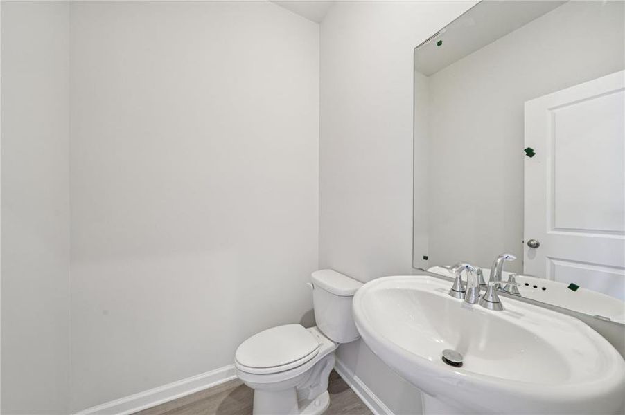 Furnished interior view inside a new home in Parkside at Grayson, Grayson (Image 13).