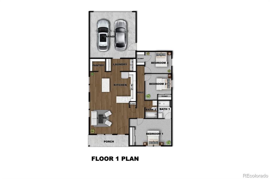 2D floor plan layout of this home in , Fort Morgan, CO (Image 4). 2D floor plan layout of this home in , Fort Morgan, CO (Image 4).