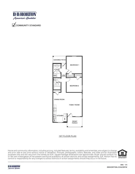 2D floor plan layout of this home in Cartwright Mays, Crandall, TX (Image 2). 2D floor plan layout of this home in Cartwright Mays, Crandall, TX (Image 2).