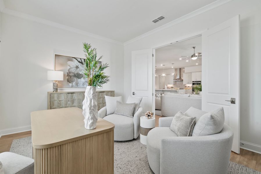 Representative furnished interior of a home built from the The Hickory by The Providence Group in Promenade at Sawnee Village, Cumming (Image 25).