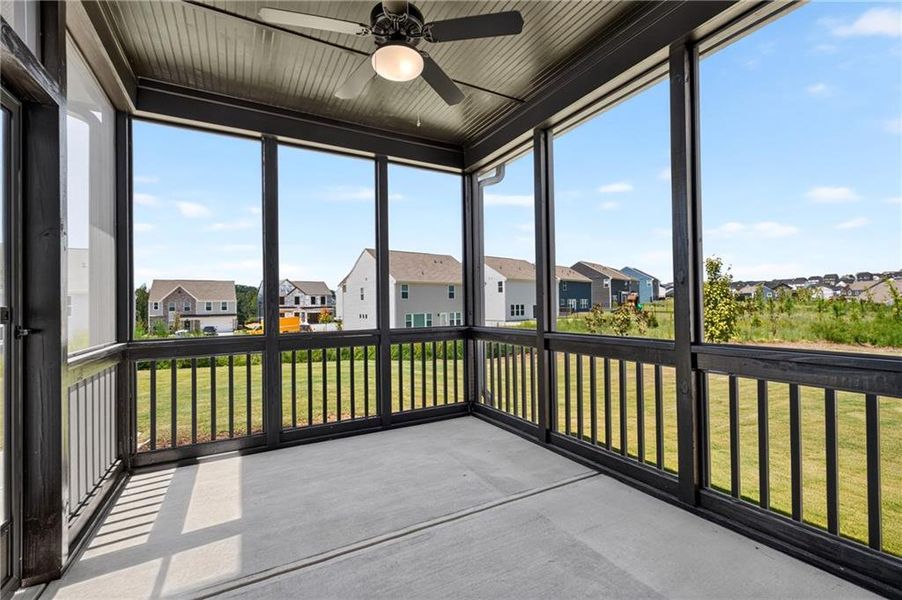 Exterior details and patio area of a home in Twin Lakes, Hoschton (Image 20).