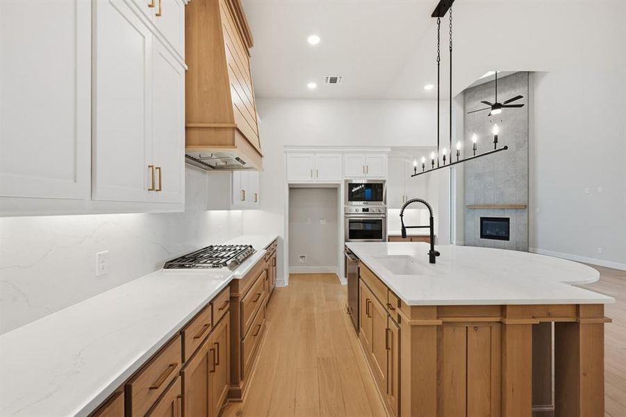 Furnished interior view inside a new home in Star Trail: 55ft. lots, Prosper (Image 9).