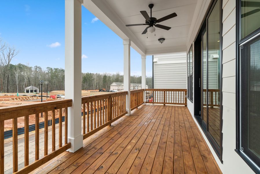 Representative exterior details of a home built from the The Stafford by The Providence Group in Waterside Single Family, Peachtree Corners (Image 3).