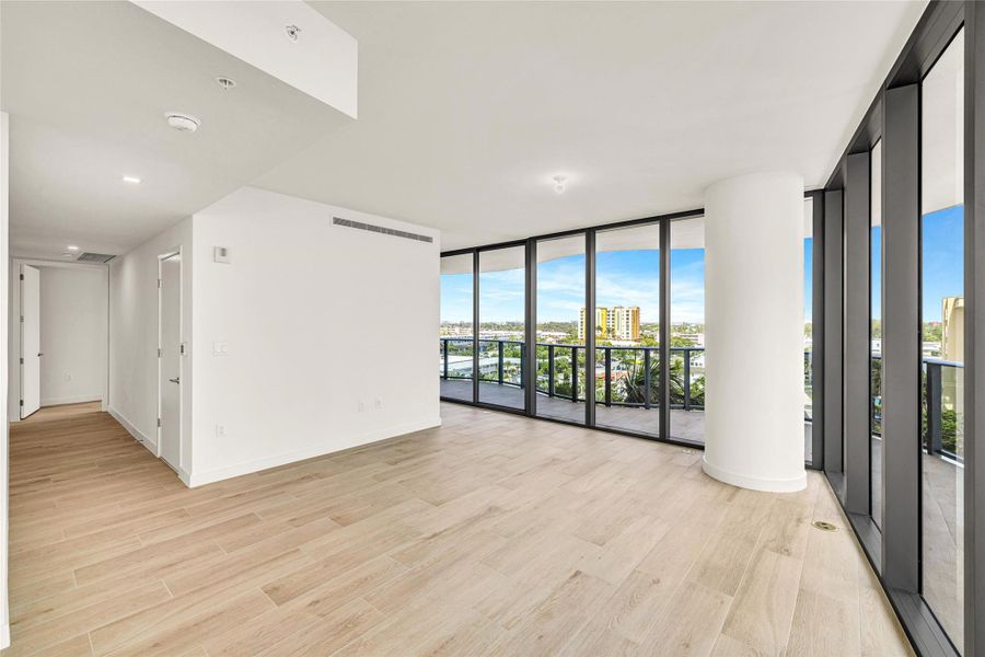 Bedroom #2 now open to provide big open views