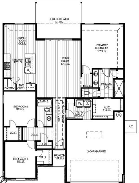 2D floor plan layout of this home in Lexington Heights, Willis, TX (Image 2). 2D floor plan layout of this home in Lexington Heights, Willis, TX (Image 2).