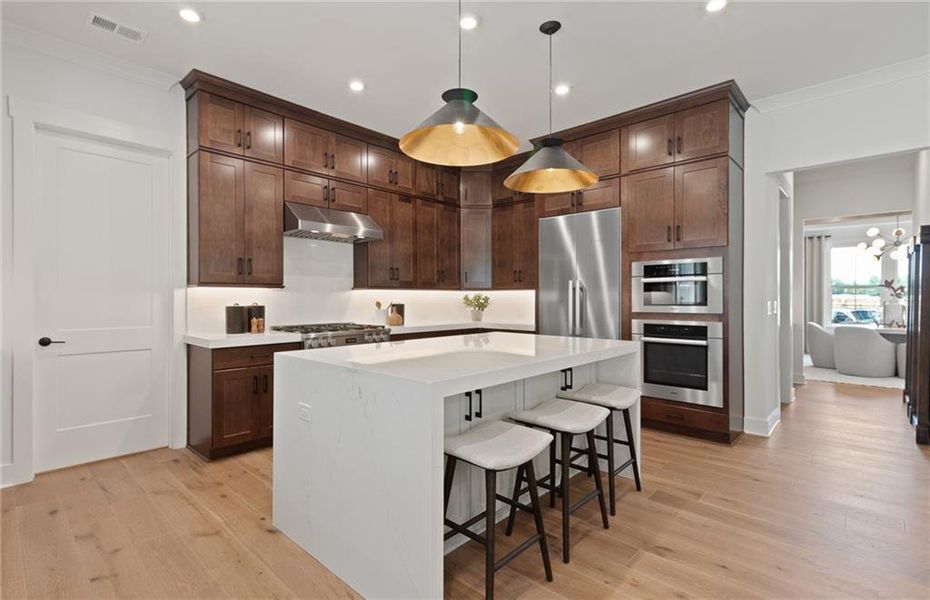 Furnished interior view inside a new home in Silverwood, Cumming (Image 13).