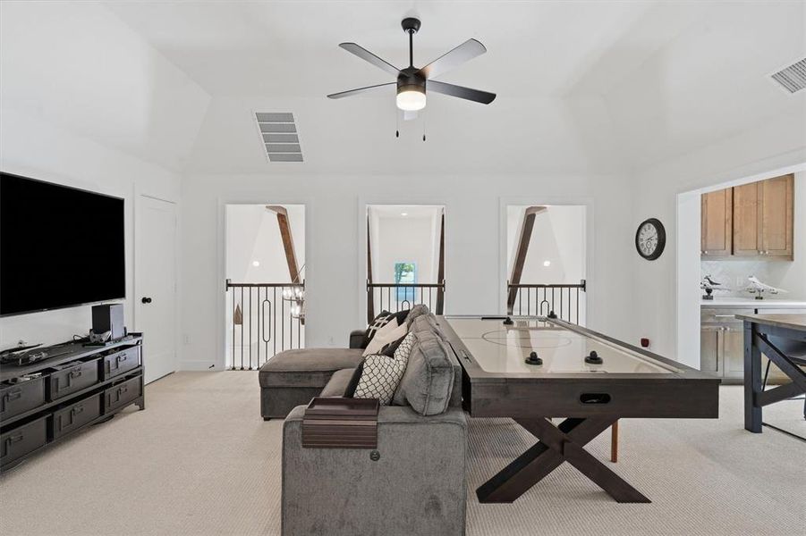 Furnished interior view inside a new home in Trinity Falls: 70ft. lots, McKinney (Image 16).