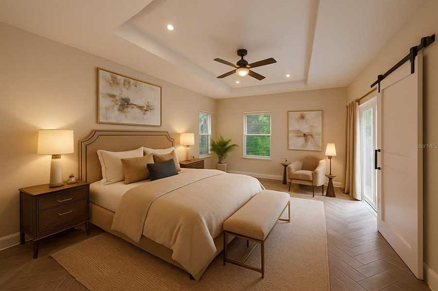 Furnished interior view inside a new home in , Tampa (Image 10). Furnished interior view inside a new home in , Tampa (Image 10).