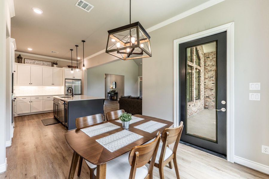 Furnished interior view inside a new home in , New Waverly (Image 11).