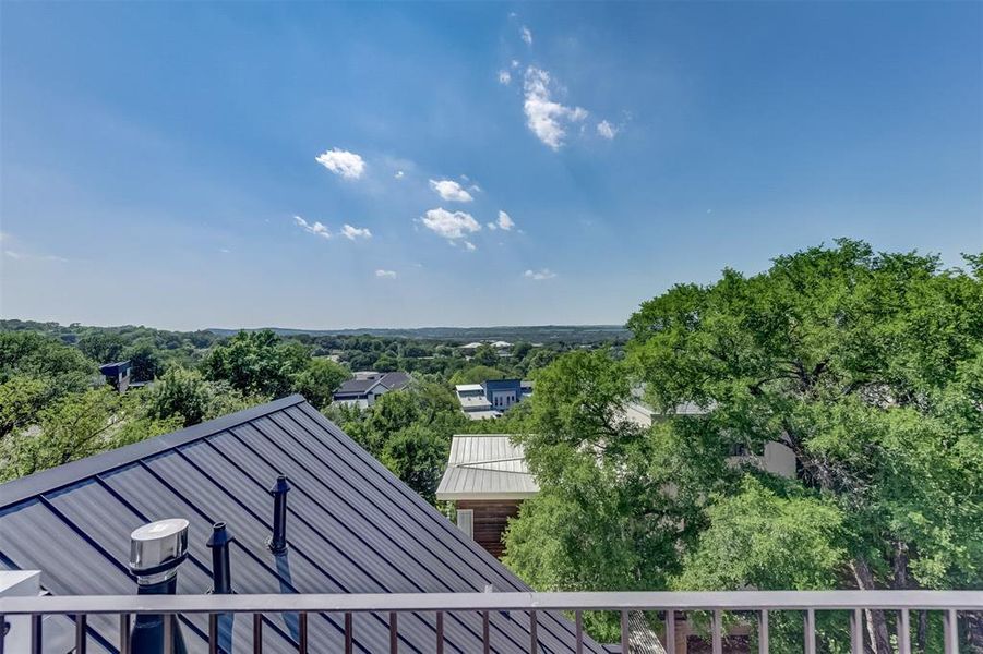 Balcony view from loft