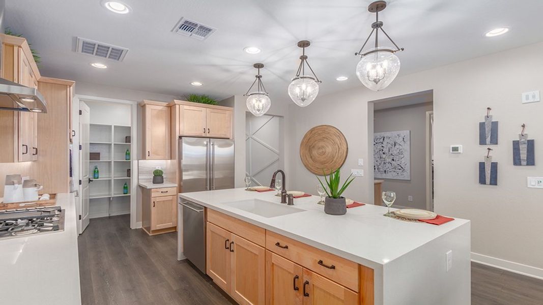Representative furnished interior of a home built from the Winsor by Taylor Morrison in Paradisi Discovery Collection, Surprise (Image 7).