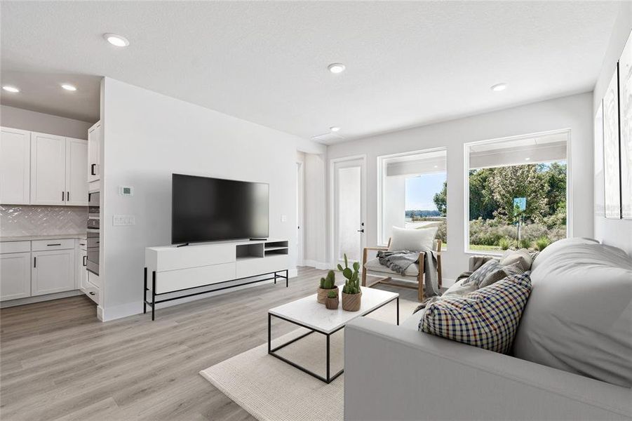 Furnished interior view inside a new home in Persimmon Park - Garden Series, Wesley Chapel (Image 8).