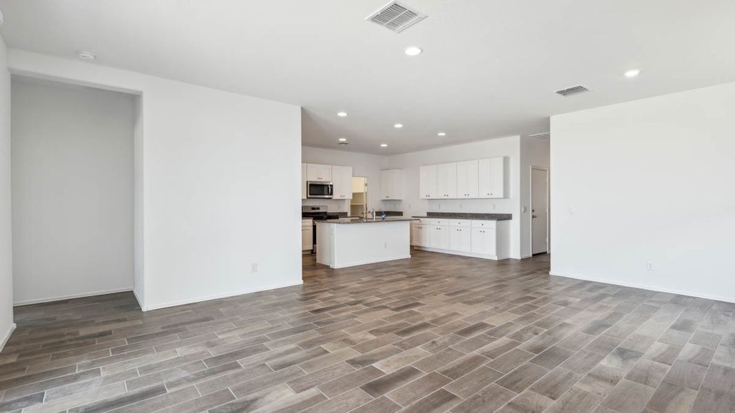 Representative unfurnished interior of a home built from the Puffin by D.R. Horton in Moonlight, Maricopa (Image 14).