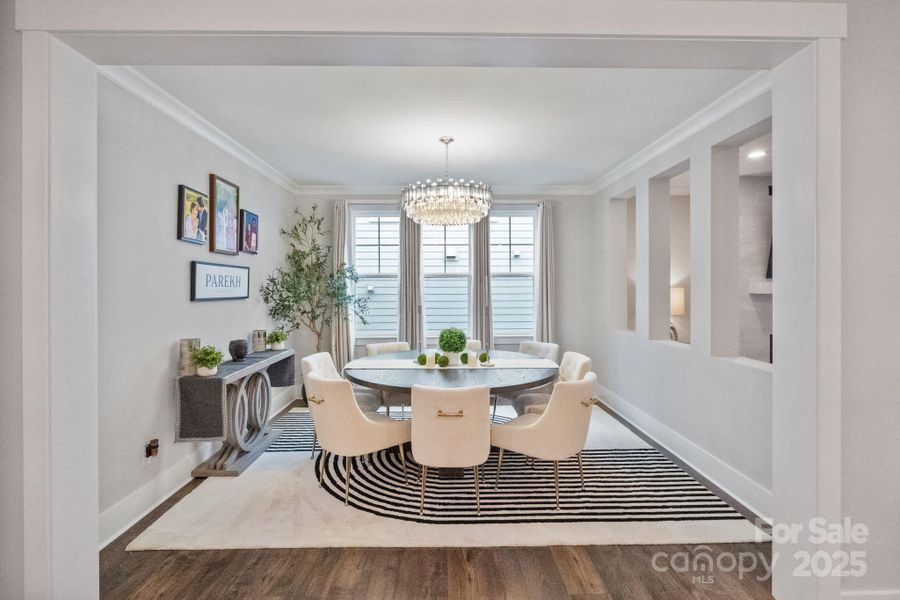 Furnished interior view inside a new home in , Huntersville (Image 13).