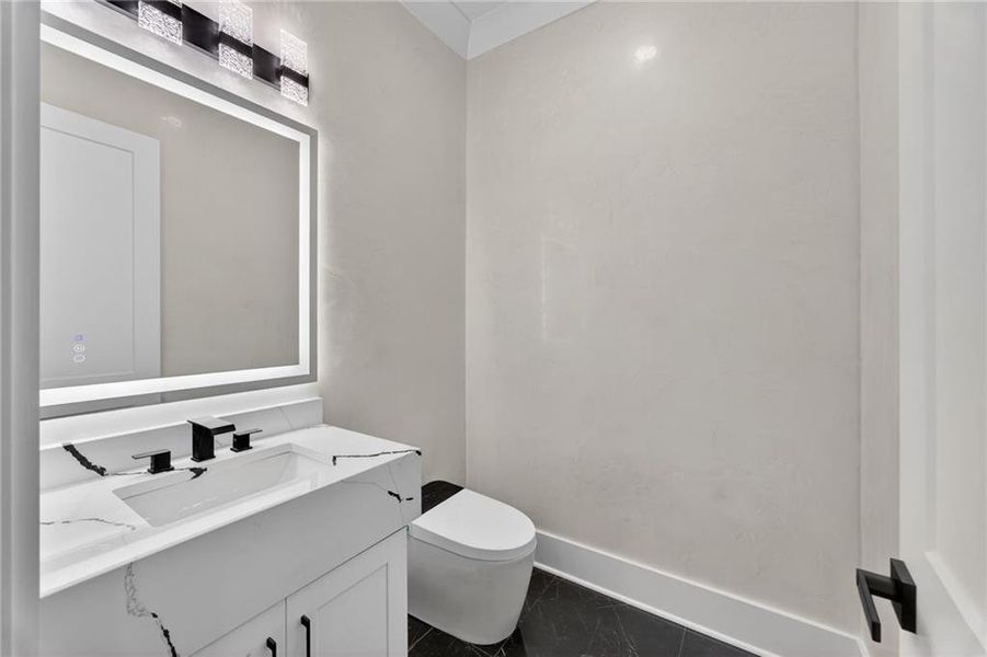 Furnished interior view inside a new home in , Buford (Image 9).