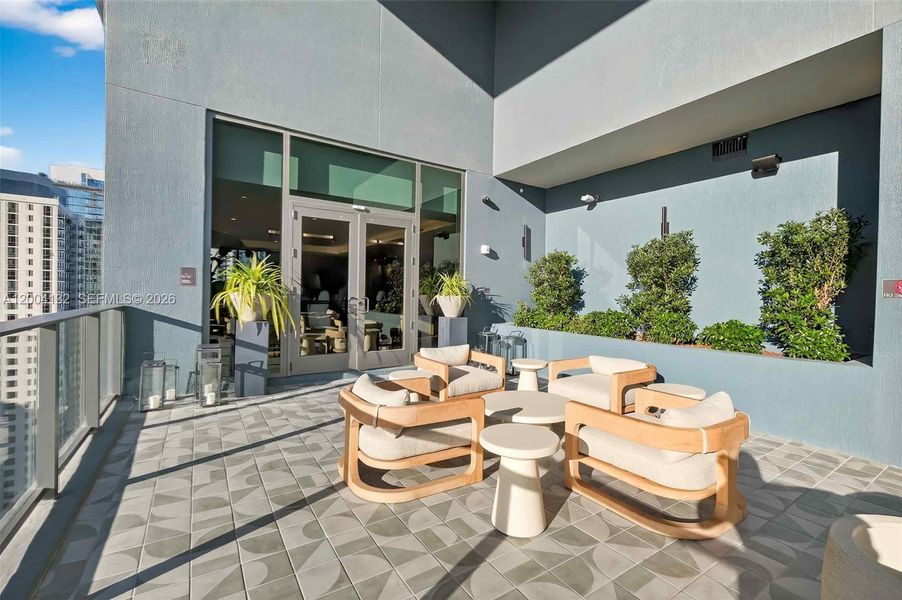 Exterior details and patio area of a home in , Miami (Image 23).