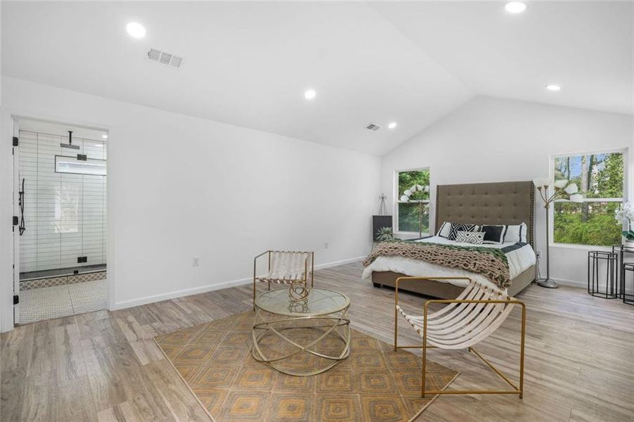 Furnished interior view inside a new home in , Atlanta (Image 10).